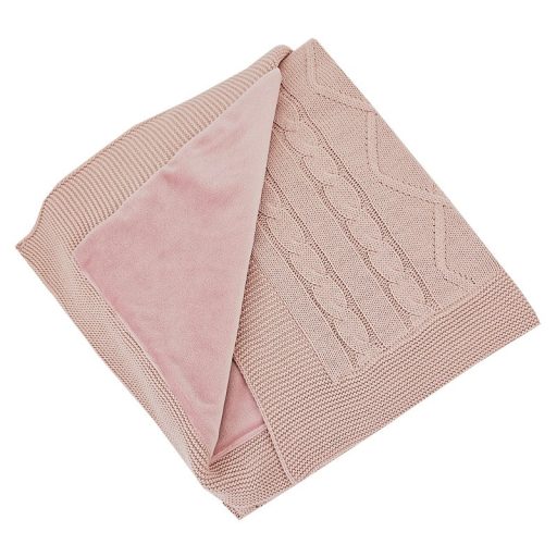 EKO Kasmír takaró szőrme béléssel Rose Pink 100x80 cm