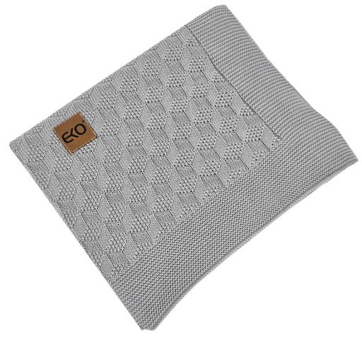 EKO Bambusz takaró Light Grey 80x100cm