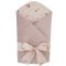 EKO Takaró pamutból kókusz kivehető betéttel VELVET My farm Powder pink 75x75 cm