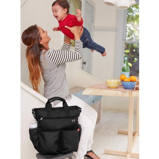 SKIP HOP Duo Signature pelenkázótáska fekete