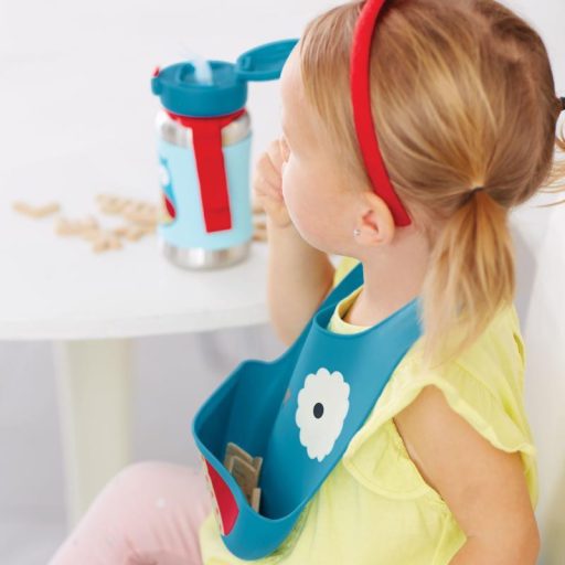 SKIP HOP Zoo Állatos szilikon előke Bagoly 6h+