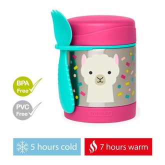   SKIP HOP Zoo Termosz ételhez kanállal/villával Lama 325 ml, 3év+