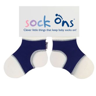 KIKKO Sock Ons Zoknitartó Classic - Sötétkék (0-6h)