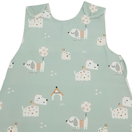 EKO Pamut alvózsák KÖZEPES Kutyák Menta 50x75 cm 2,5 TOG