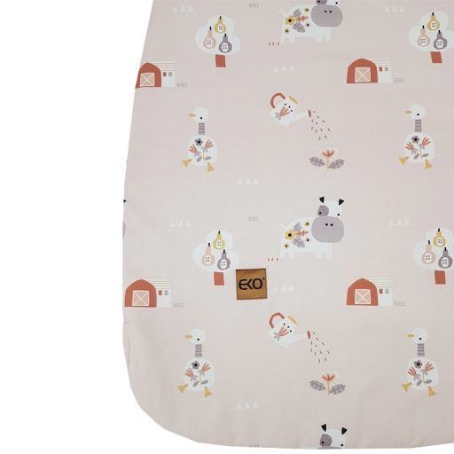 EKO Alvózsák pamut MEDIUM My farm Powder Pink 50x75 cm 2,5 TOG