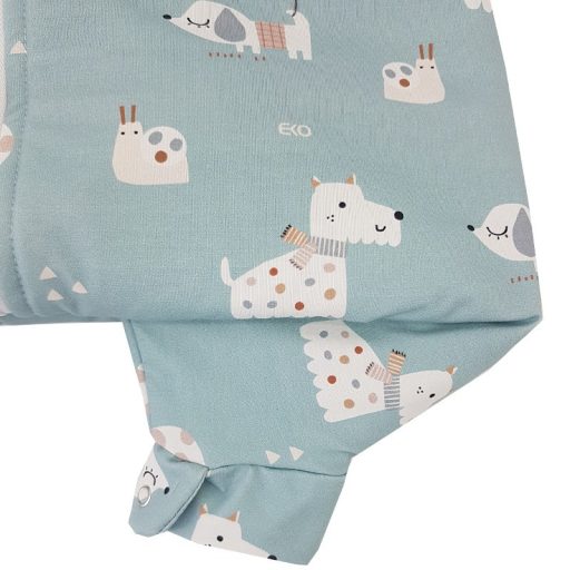 EKO Pamut multifunkcionális alvózsák Dogs Mint 50x75 cm, 3-12m 2,5 TOG