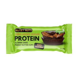   NUTRY NUTS Protein VEGAN Peanut Butter Cups - Dark Choc 42g