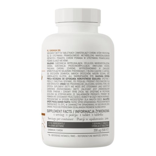 OstroVit Chromium (Króm) 200 µg – 200 tabletta
