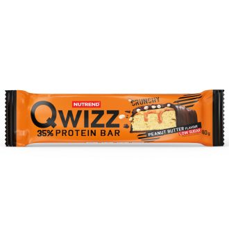 NUTREND QWIZZ Protein Bar 60g Peanut Butter (24pcs)