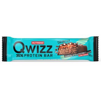 NUTREND QWIZZ Protein Bar 60g Chocolate+Coconut (24pcs)