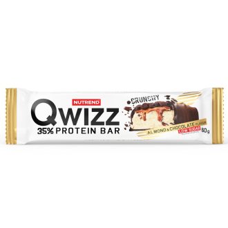 NUTREND QWIZZ Protein Bar 60g Almond+Chocolate (24pcs)