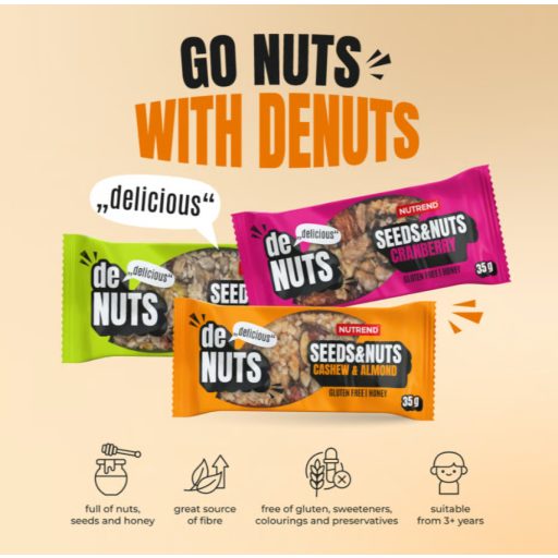 NUTREND DeNuts 35g Seeds+Nuts 35g Cranberry