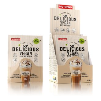 NUTREND Delicious Vegan Protein 5x30g Latte Macchiato