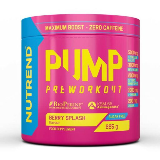 NUTREND Pump Preworkout 225g Rainbow
