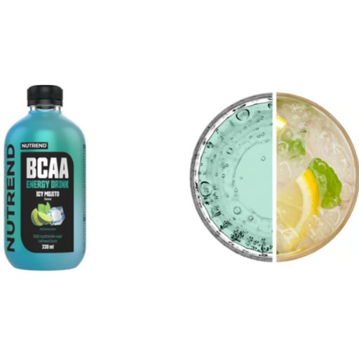 NUTREND BCAA Energy Drink 330ml Icy Mojito (8)