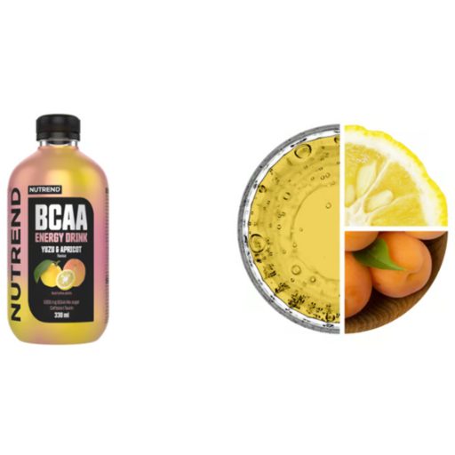 NUTREND BCAA Energy Drink 330ml Yuzu+Apricot (8)