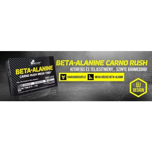 OLIMP SPORT Beta-Alanine Carno Rush Mega tabs. 80