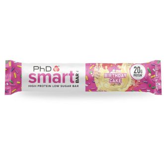 PHD Smart Bar 64g Birthday Cake (12)