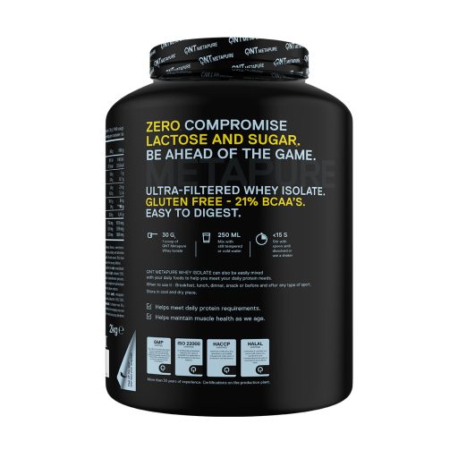 QNT METAPURE Whey Isolate Zero 2000g Banana