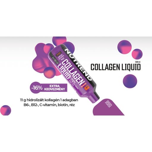 NUTREND Collagen Liquid, 500ml, Orange