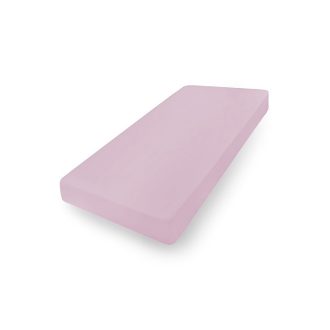 BABYMATEX Jersey lepedő gumival, 60x120 rózsaszín