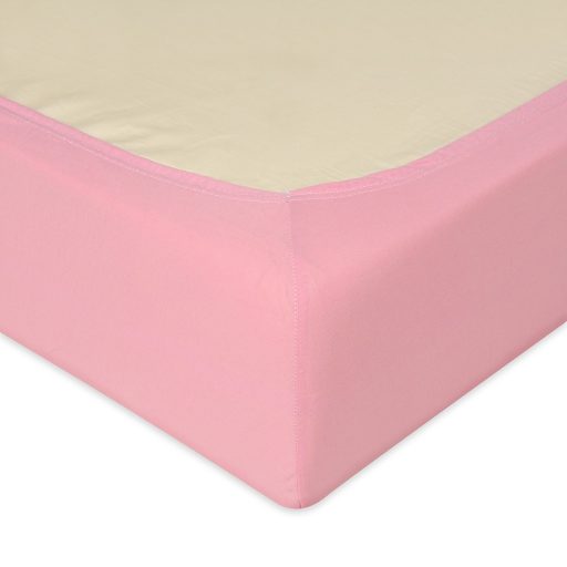 BABYMATEX Jersey lepedő gumival, 60x120 rózsaszín