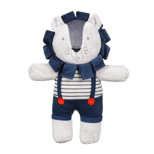 BABYMATEX Takaró játékkal Lion Blue 75 x 100 cm