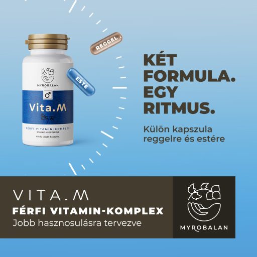 Myrobalan VITA. M férfi vitamin komplex 2X30 db