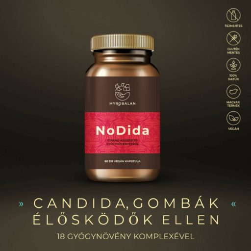 Myrobalan NODIDA candida, gombák, paraziták elleni gyógynövény kapszula 60 db