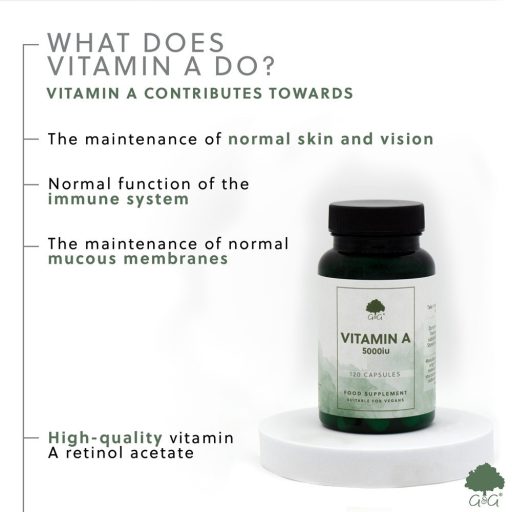 G&G A-vitamin 5000NE 120 kapszula