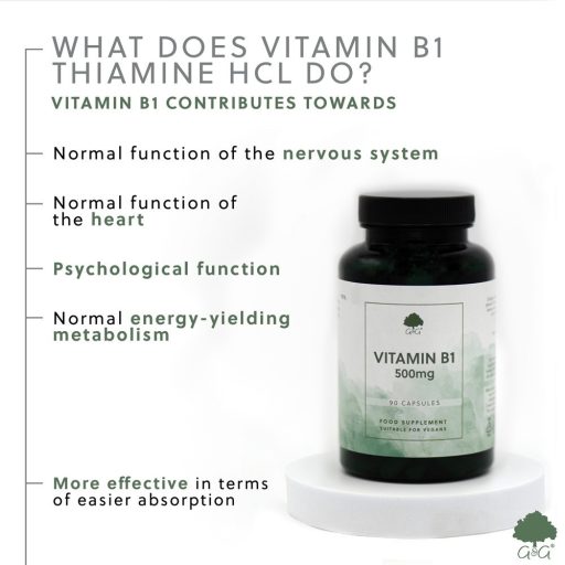 G&G B1-vitamin 500mg 90 kapszula