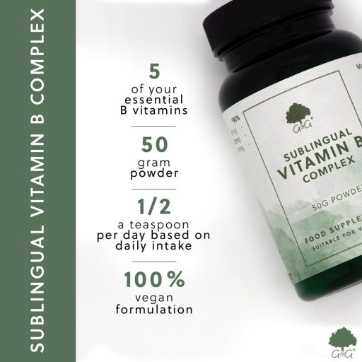 G&G B-vitamin komplex nyelv alatt felszívódó por 50g