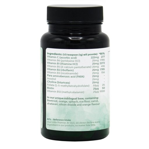 G&G B-vitamin komplex nyelv alatt felszívódó por 50g