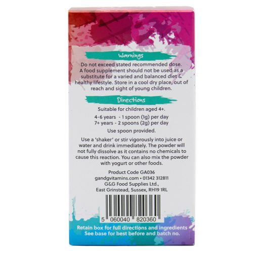 G&G Kid's Rainbow Food organikus multivitamin gyerekeknek 100g por 