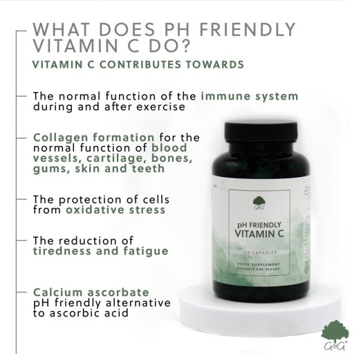 G&G pH-barát C-vitamin Formula enzimekkel és gyógynövényekkel 120 kapszula