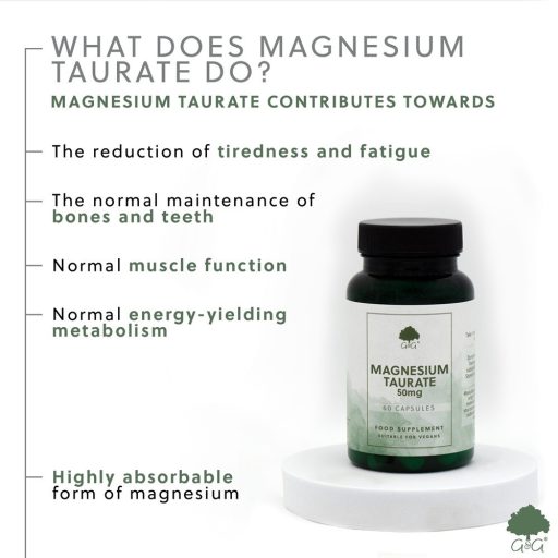 G&G Magnézium taurát 50mg 60 kapszula