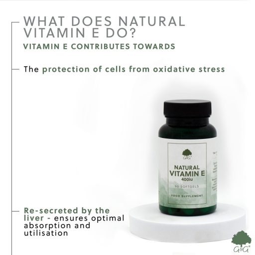 G&G E-vitamin 400NE 90 lágyzselatin kapszula