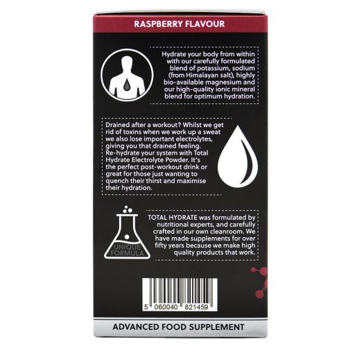 G&G Total Hydrate elektrolitos italpor sportolóknak - málnás 150g 