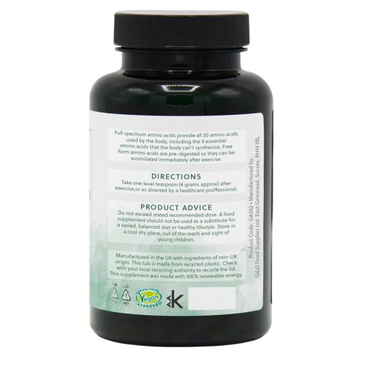 G&G TELJES SPEKTRUMÚ AMINOSAV KOMPLEX POR (SZABAD FORMÁJÚ) 200g