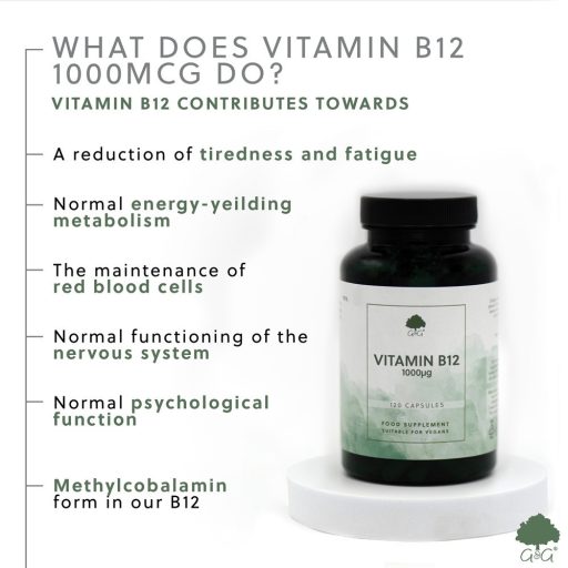 G&G B12-vitamin 1000mcg 120 kapszula