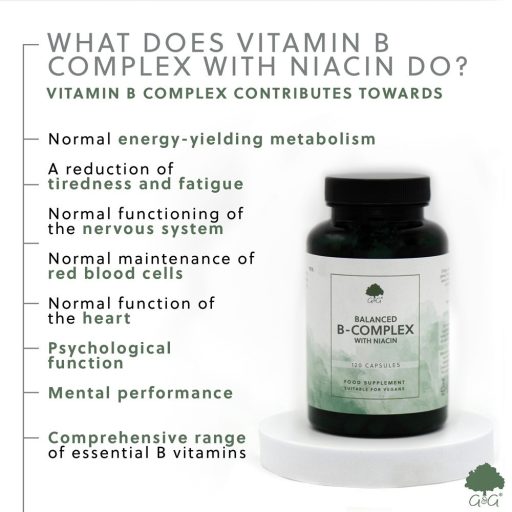 G&G B-vitamin komplex 50mg (niacinos) 120 kapszula
