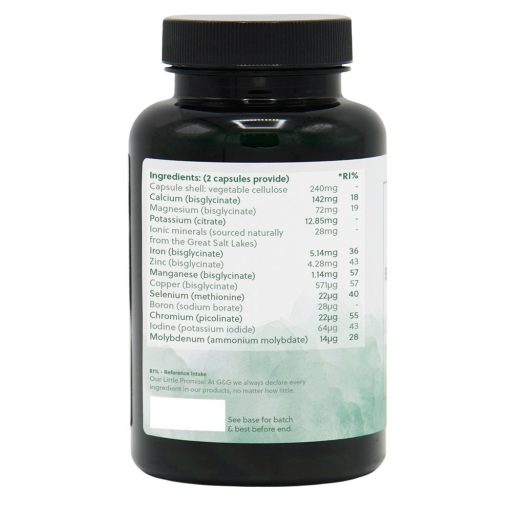 G&G ÁSVÁNYI ANYAG KOMPLEX AMINOSAV KELÁT (MINERAL MULTI) 120 KAPSZULA