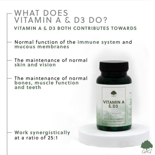 G&G A&D3 vitamin 10.000 NE/400 NE 120 kapszula