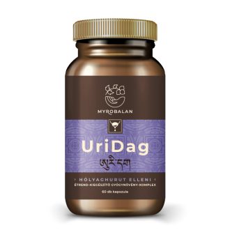   Myrobalan URIDAG hólyaghurut és húgyúti fertőzések elleni gyógynövény-komplex 60 db kapszula