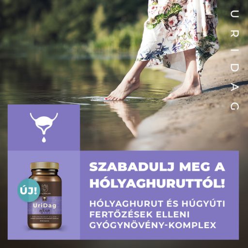 Myrobalan URIDAG hólyaghurut és húgyúti fertőzések elleni gyógynövény-komplex 60 db kapszula