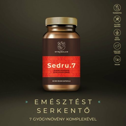 Myrobalan SEDRU.7 emésztést serkentő gyógynövényes kapszula (60)