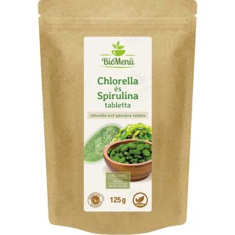   BioMenü BIO chlorella és spirulina alga tabletta 125g (250 db)