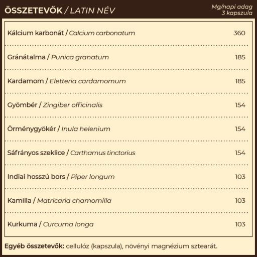 Myrobalan KHOGA.9 reflux elleni gyógynövény kapszula  60 db