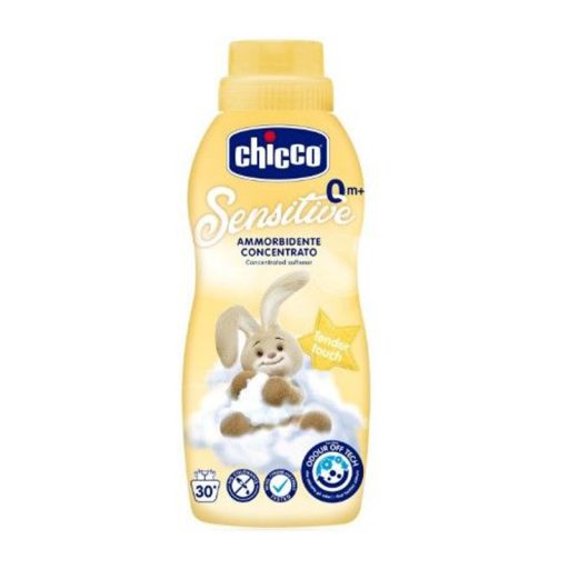 CHICCO Sensitive gyermek mosószer 1,5 l + Koncentrált öblítő Finom Érintés 750 ml