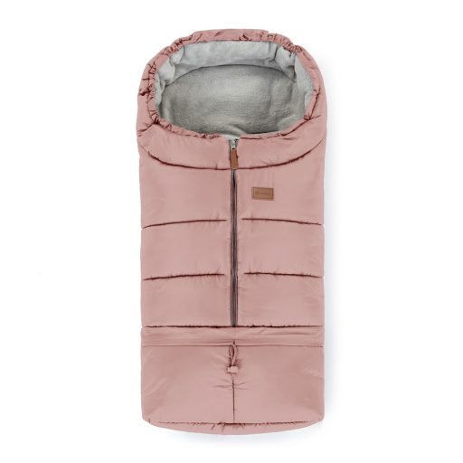 PETITE&MARS Téli szett Jibot 3in1 bundazsák + kézmelegítő kesztyű babakocsira Jasie Dusty Pink